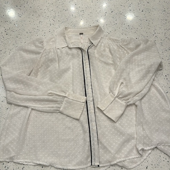 Free People Sheer Blouse - Picture 7 of 11